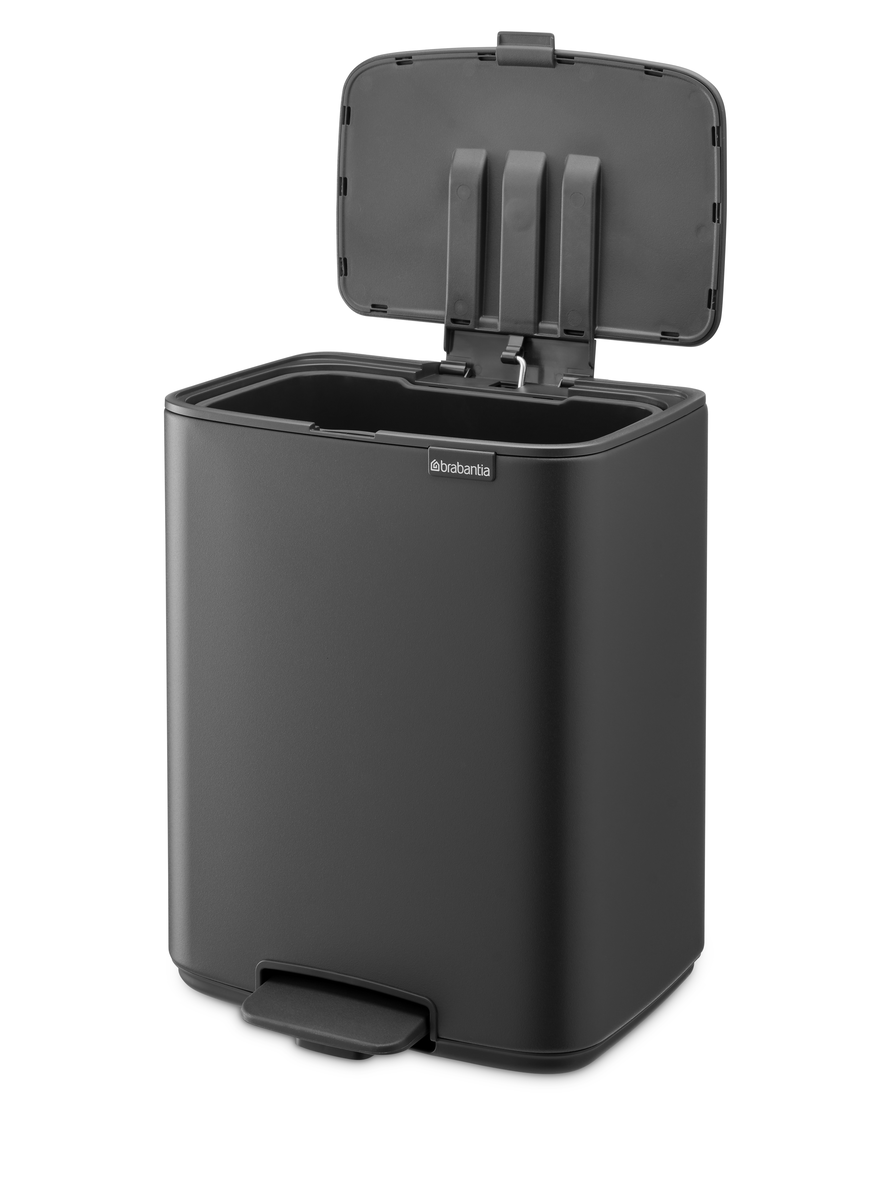 Kosz pedałowy Brabantia Bo 12l Mineral Infinite Grey